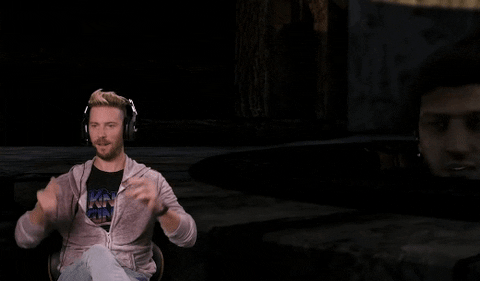 RETROREPLAY giphyupload troy baker retro replay i won GIF