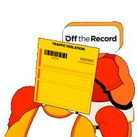 Traffic Speeding Sticker by Off The Record