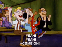 nicksplat cheering GIF