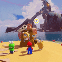 Backpack Luggage GIF by Mario + Rabbids