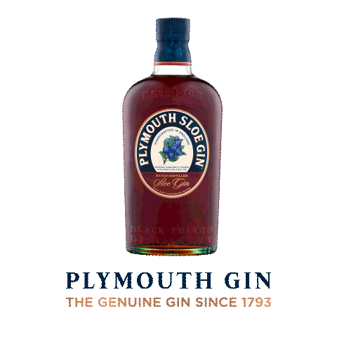 PlymouthGinGlobal drink alcohol bottle england Sticker