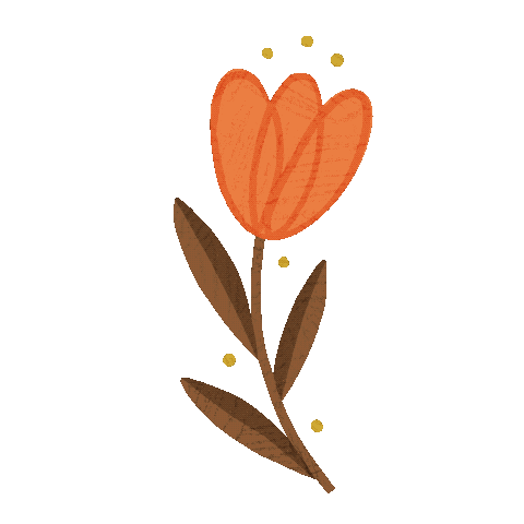 Illustration Flower Sticker