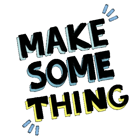 mariahcreates giphyupload work motivation make Sticker