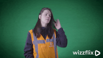 Wizzflix_ what green huh thinking GIF