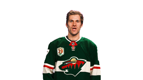 Marcus Foligno Smile Sticker by Minnesota Wild