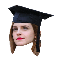emma graduation STICKER by imoji