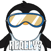 No Way Wow Sticker by Pudgy Penguins