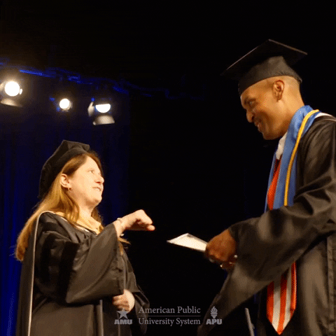 AmericanPublicUniversity giphyupload graduation 2023 graduate GIF