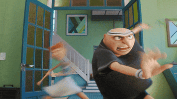 Fight Tennis GIF by Minions
