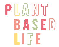 Plant Based Text Sticker by Chimp Treats