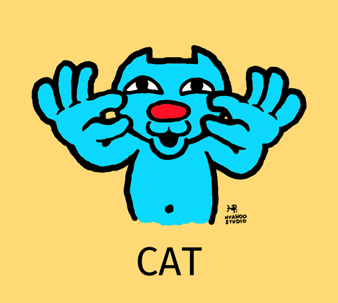 Sign Language Smile GIF by Nyahoo Studio