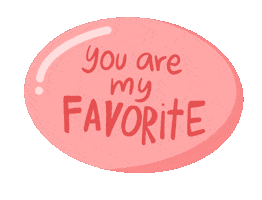 You Are My Favorite Sticker by Demic