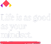 inspiredmindsetltd wellness mindset life is as good as your mindset Sticker