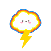 Angry Rainbow Sticker