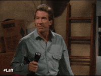 Tim Allen Laughing GIF by Laff