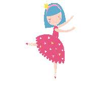 Princess Dancing Sticker by babauba