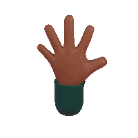 3D Middle Finger Sticker