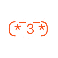 Orange Love Sticker by Devexperts