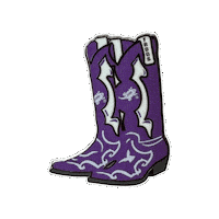 pinnedpins white purple university texas Sticker