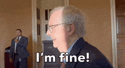 Im Fine Mitch Mcconnell GIF by GIPHY News