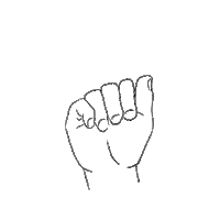 Sign Language Hands Sticker by Gathre