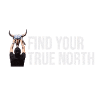 Find Your True North Sticker by North Menswear