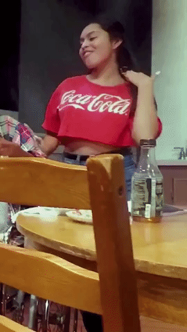 university of florida hair flip GIF