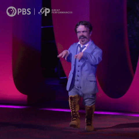 Peter Dinklage Dance GIF by GREAT PERFORMANCES | PBS