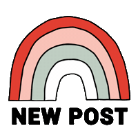 rainbow swipe up Sticker by Unblushing