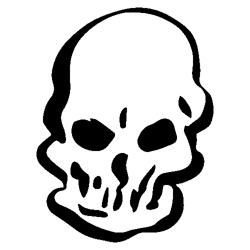 Death Skull Sticker