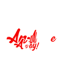 Sruly Productions Apple A Day Sticker by srulymeyer