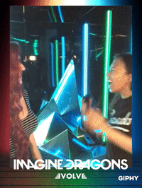 evolve GIF by IMAGINE DRAGONS ARCADE