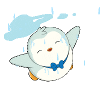 Raining Rainy Day Sticker by Pudgy Penguins