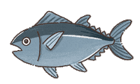 Fish Tuna Sticker by nicocook