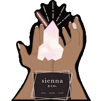 siennaandco skincare facial reiki glow gang Sticker