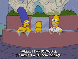 bathing homer simpson GIF