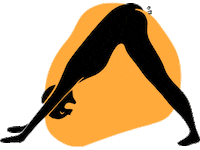 Yoga Stretching Sticker by Travelmeister