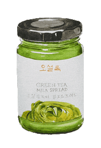 ediblepaper food kawaii green sweet Sticker