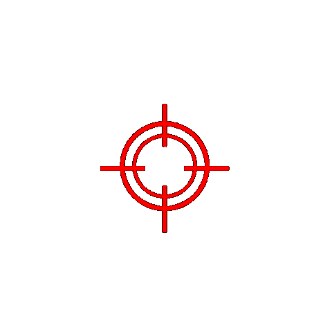 Qdelmago target sniper shooting target acquiring target Sticker