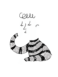 nimurad tired sleepy bored doodle Sticker
