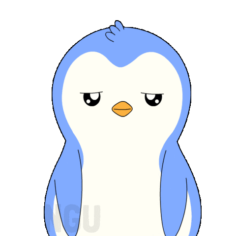 Penguin Relief Sticker by Pudgy Penguins