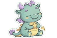 Dragon Cutedragon Sticker