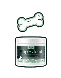 Fish Oil Probiotics Sticker by Fera Pet Organics