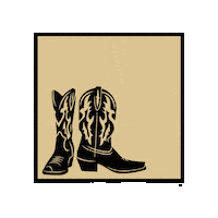 swingnline country cowboy western boots Sticker
