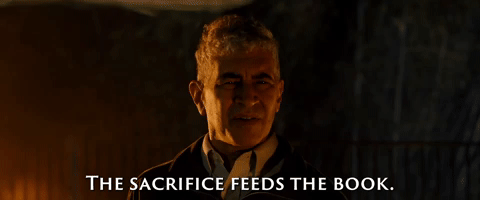 The Sacrifice Feeds The Book
