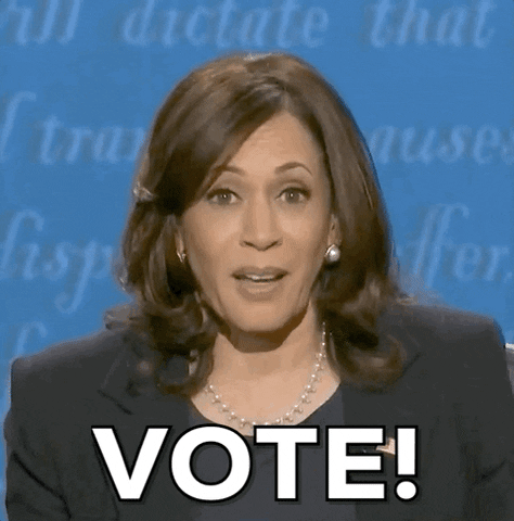 Voting Kamala Harris GIF by CBS News - Find & Share on GIPHY