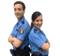 Team Polizisten Sticker by Polizei Hessen Karriere