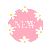 New Post Daisy Sticker