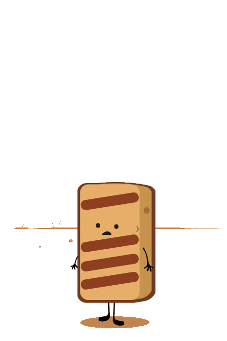 Toast Halloumi Sticker by Sam Omo