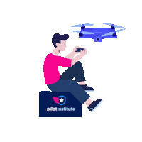 Drone Sticker by Pilot Institute